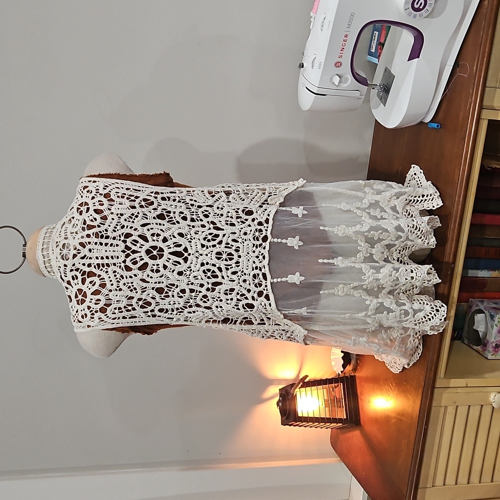 White Lace Cardigan - Picture 3 of 5